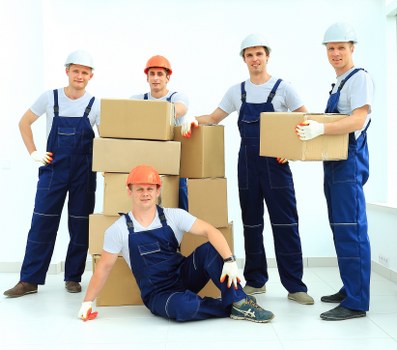 Commercial removals support for a London office move