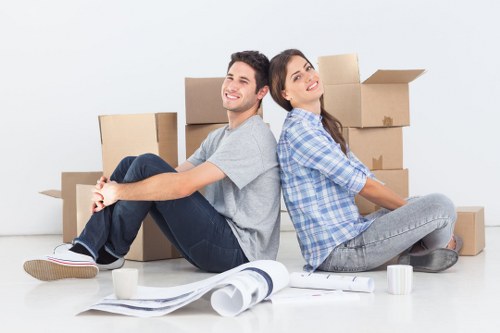 Removals van supporting a London home move