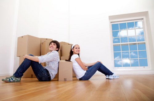 Man with a van loading items for a London move