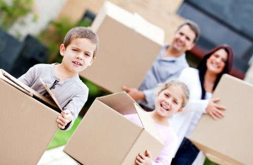 Careful packing and wrapping for fragile household items during a move