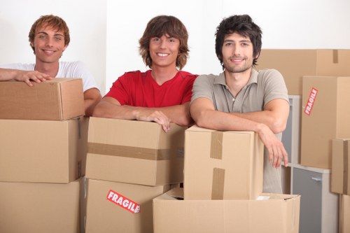 Professional moving van ready for a London relocation