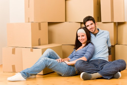 Local London team handling sofa and wardrobe removal from a flat