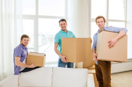 Household moving support for a flat or house in London