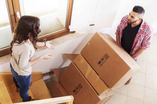 Moving furniture and boxes with a London removals company
