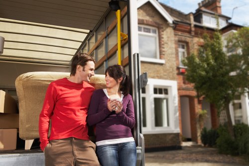 Careful packing and wrapping for a residential relocation in London