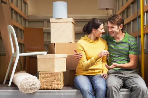 Careful handling of belongings during a London removal service